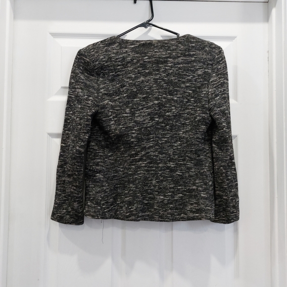 Aritzia Wilfred Wool Blend Marled Grey Bomber 2 - Picture 5 of 5